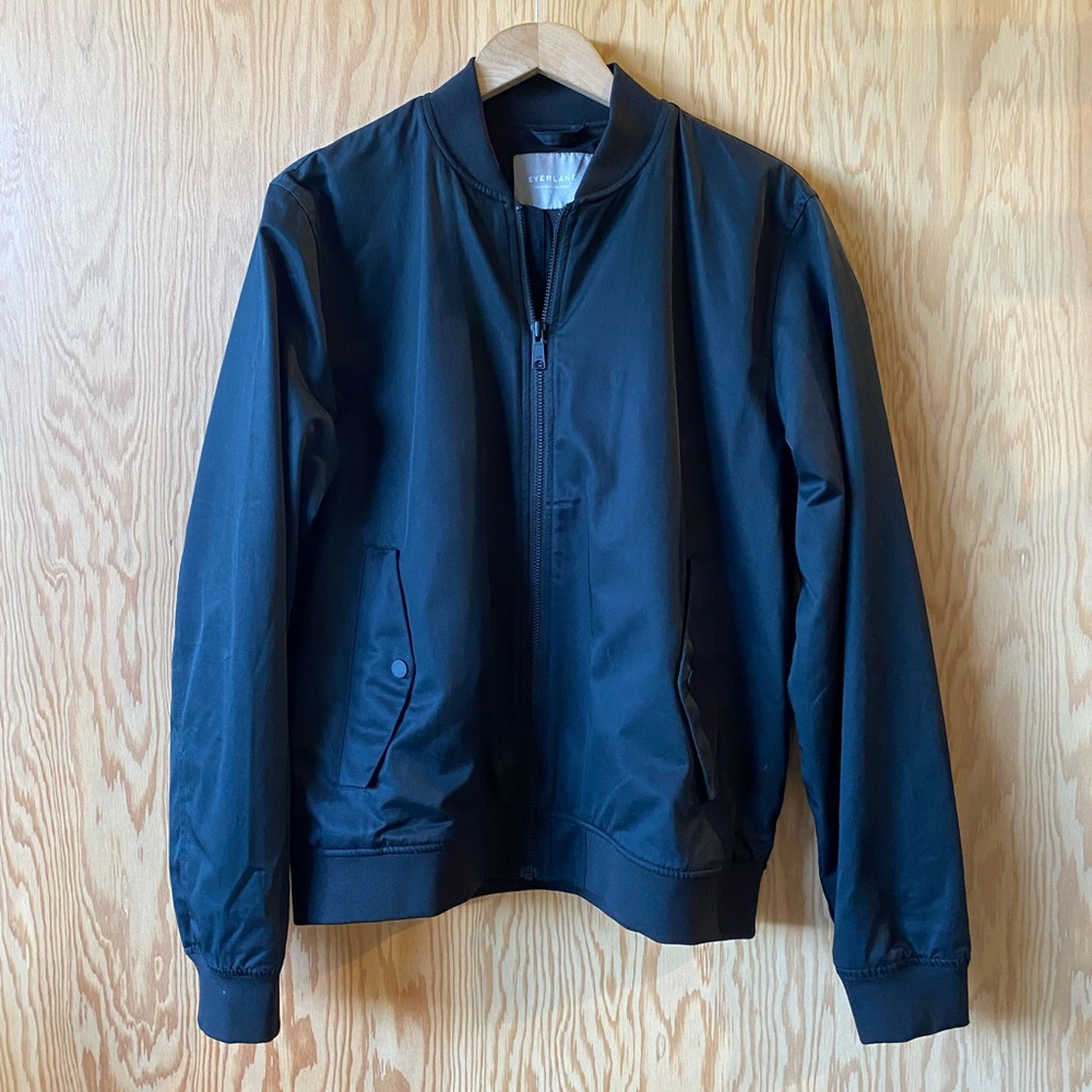 NWOT Men’s EVERLANE Cotton Zip Bomber